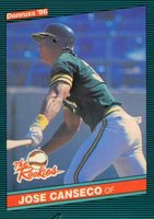 1986 Donruss Rookies #22 Jose Canseco Baseball Card