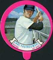 1973 Topps Candy Lids # Carl Yastrzemski Baseball Card