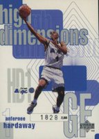 1997 Upper Deck High Dimensions #HD1 Anfernee Hardaway Basketball Card