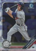 2019 Bowman Prospects Chrome #126 Drew Waters Baseball Card