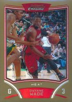 2008 Bowman Chrome #100 Dwyane Wade Gold Refractor Basketball Card