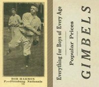 1916 Gimbels #76 Bob Harmon Baseball Card
