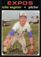 1971 Topps #608 Mike Wegener Baseball Card