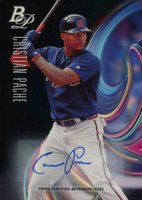 2018 Bowman Platinum Top Prospects #21 Cristian Pache Autograph Baseball Card