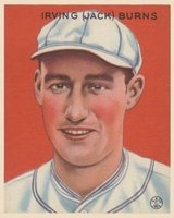 1933 Goudey #198 Jack Burns Baseball Card