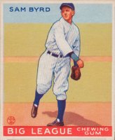 1933 Goudey #157 Sam Byrd Baseball Card
