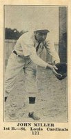 1916 Sporting News #121 John Miller Baseball Card