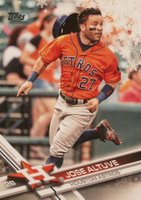 2017 Topps Holiday #100 Jose Altuve Baseball Card
