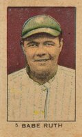 1921 Strip Card #5 Babe Ruth Baseball Card