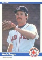 1984 Fleer #392 Wade Boggs Baseball Card