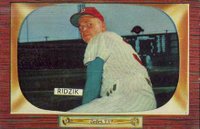 1955 Bowman #111 Steve Ridzik Baseball Card