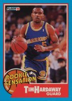 1990 Fleer Rookie Sensation #8 Tim Hardaway Basketball Card