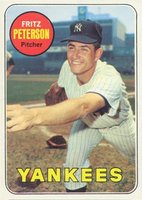 1969 Topps #46 Fritz Peterson Baseball Card