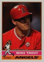 2019 Topps Transcendent VIP Party Mike Trout Through the Years #1976 Mike Trout Baseball Card