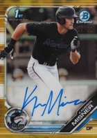2019 Bowman Draft Chrome Draft Picks Autograph #CDAKM Kameron Misner Gold Refractor Baseball Card