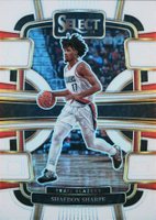2023 Panini Select #15 Shaedon Sharpe White Prizm Basketball Card