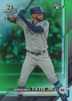 2019 Bowman Platinum #23 Fernando Tatis Jr. Green Baseball Card