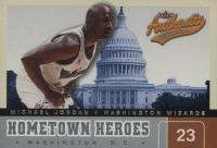 2002 Fleer Authentix Hometown Heroes #16 Michael Jordan Silver Basketball Card