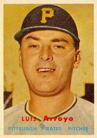 1957 Topps #394 Luis Arroyo Baseball Card