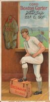 1912 Boston Garter # Roger Bresnahan Baseball Card