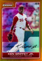 2006 Bowman Chrome #81 Ken Griffey Jr. Gold Refractor Baseball Card