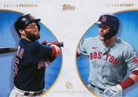 2022 Topps Dynamic Duals #10 Dustin Pedroia/Trevor Story Blue Baseball Card