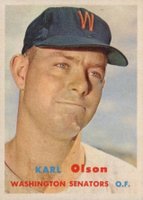 1957 Topps #153 Karl Olson Baseball Card