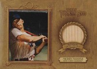 2007 Topps Turkey Red Relics #TRRMM Mickey Mantle Baseball Card