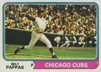 1974 Topps #640 Milt Pappas Baseball Card