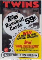 1986 Topps #CP Cello Pack Baseball Card
