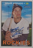 2016 Topps Heritage Real One Autographs #NA Nolan Arenado Baseball Card