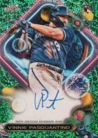 2023 Topps Cosmic Chrome Cosmic Chrome Autograph #VP Vinnie Pasquantino Green Space Dust Baseball Card