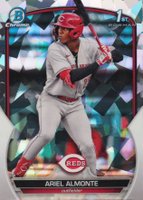 2023 Bowman Chrome Prospects #BCP78 Ariel Almonte Atomic Refractor Baseball Card