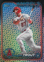 2024 Topps #27 Mike Trout Holiday Baseball Card