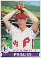 1979 Burger King Phillies #6 Dick Ruthven Baseball Card