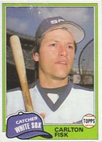 1981 Topps #762 Carlton Fisk Traded Baseball Card