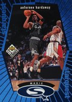 1998 Upper Deck Choice Starquest #SQ19 Anfernee Hardaway Blue Basketball Card