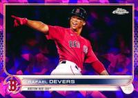 2022 Topps Chrome Sapphire Edition #331 Rafael Devers Purple Baseball Card