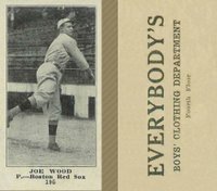 1916 Everybody's #195 Joe Wood Baseball Card