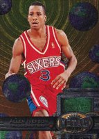 1997 Metal Universe #20 Allen Iverson Reebok Bronze Basketball Card