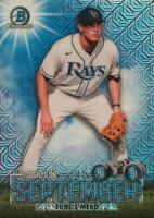 2023 Bowman Mega Box Chrome Sights on September #SOS20 Curtis Mead Baseball Card