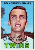 1967 Topps #380 Dean Chance Baseball Card