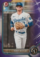 2022 Bowman Paper Prospects #BP146 Bobby Witt Jr. Purple Baseball Card