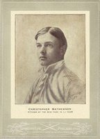 1902 Sporting Life Cabinets #416 Christy Mathewson New York, NL, 1902-Uniform Baseball Card