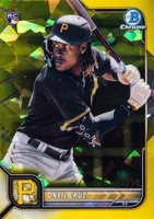 2022 Bowman Chrome Sapphire Edition #45 Oneil Cruz SP-Yellow Baseball Card