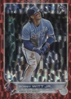 2022 Topps Update #US100 Bobby Witt Jr. Red Foil Baseball Card