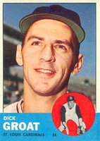 1963 Topps #130 Dick Groat Baseball Card