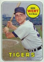 1969 Topps #443 Don Wert Baseball Card