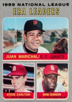 1970 Topps #67 N.L. E.R.A. Leaders Baseball Card