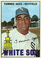 1967 Topps #455 Tommie Agee Baseball Card